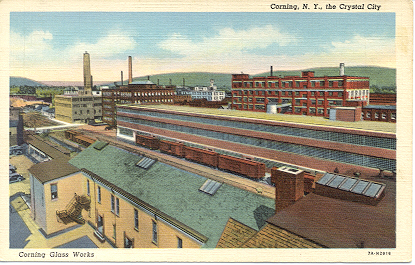 Corning Glass Works Postcard